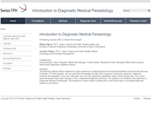 Tablet Screenshot of demo.parasite-diagnosis.ch